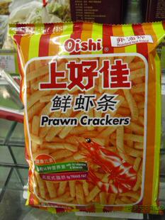  上好佳 鲜虾条 鲜虾片 40G 零食 美食 休闲食品 儿童零食