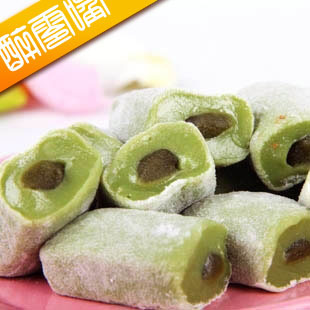  雪之恋麻薯 三叔公手造麻薯 绿茶味 台湾进口食品 180g