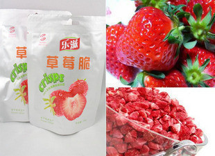  《蓓蓓食铺》乐滋草莓脆 冻干草莓/草莓粒20克/宇航员食品