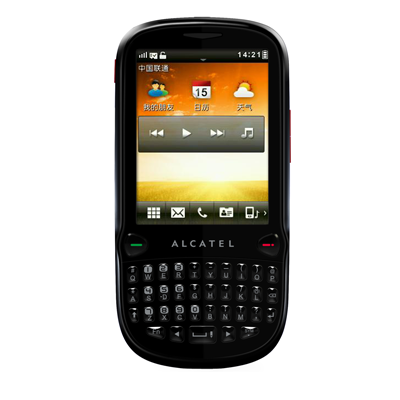 【情人节送礼】Alcatel/阿尔卡特 OT-807A 触屏超值 全键盘手机