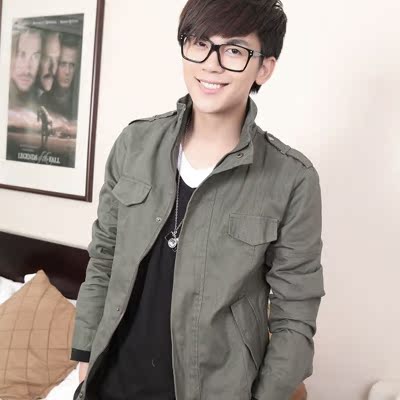 2012秋装男士夹克修身...