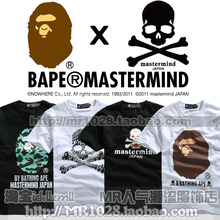 BAPE APE x Mastermind 2012新款联名 男式纯棉短袖T恤 合辑