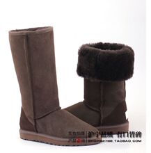 真人秀2010专柜新款ugg雪地靴5815高帮羊皮毛一体短靴清仓