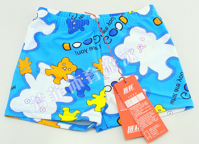 lovely Cartoon swimming trunks camouflage children Elastic force printing Boxer swimsuit Boys and girls Swimming pool hot springin the Sports/Yoga/Fitness/Fans supplies , Swim , Men's swimwear category - from Buy2taobao.com to provide professional Taobao agent buy service