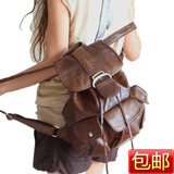2010新款韩版仿牛皮热销休闲女包女式双肩包/女士双肩背包包邮
