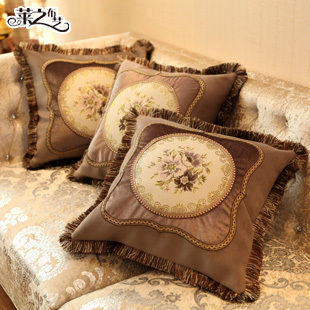 欧式奢华靠枕高档...