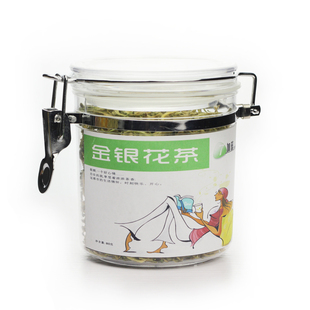  7加蓝 花草茶 金银花茶 特级封丘头采 金银花 60g/罐装包邮