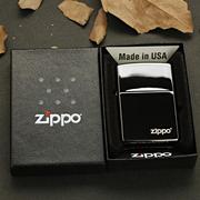 美国 ZIPPO打火机 黑炫冰标志/24756ZL 正版ZP限量版