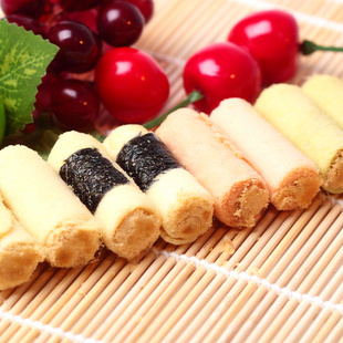 热卖 买3送1 厦门特产 誉海混合味肉松蛋卷 澳门风味传统糕点零食