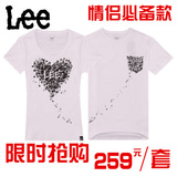 LEE专柜正品代购 2012春夏新款情侣款短袖T恤 LMY049J06R5D 6K99