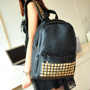 双肩背包 铆钉双肩包...