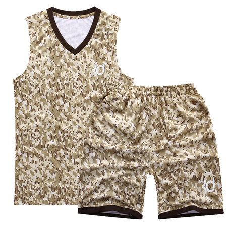 包邮双面篮球服杜兰特篮球衣套装个性定制迷彩