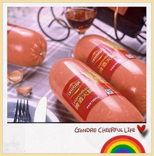  哈肉联啤酒火腿肠哈尔滨肉联红肠里/道斯/ 秋林红肠1000克8元包邮