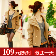 2012春装新款女装短外套女韩版牛仔外套女装小外套2012vivi1月