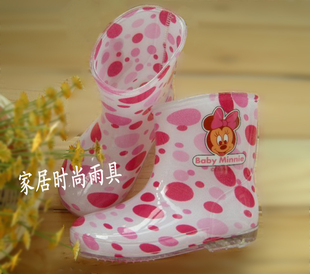 外单儿童雨鞋雨靴 女童雨靴 水晶雨鞋 防滑套鞋 儿童水鞋儿童雨鞋