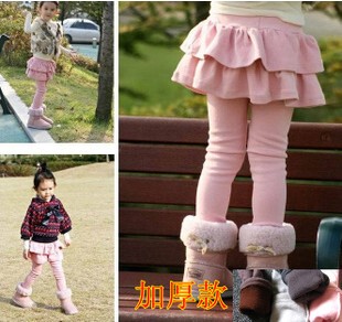  特价跑量！春秋装 韩版童装女童裤儿童打底裤百搭女童裙裤靴裤