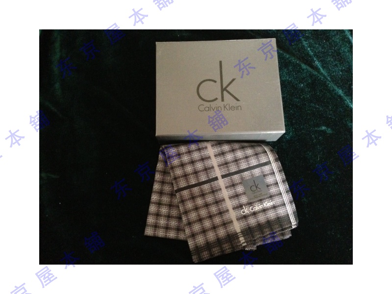 日本製 CK 专柜正品高贵典雅男式格纹手帕礼盒装在类目 服饰配件/皮带/帽子/围巾, 手帕中 - 来自Buy2taobao.com提供专业的淘宝代购服务