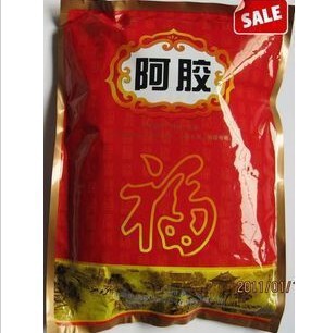 【正宗福牌阿胶】阿胶碎块丁500g 阿胶糕原料 养颜补气血 防伪