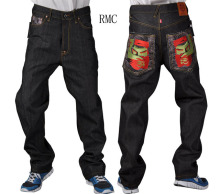2011美国顶级牛王RMC/赤猿牛仔裤 男装刺绣牛仔裤系列1