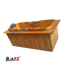 蒸洗爱香柏木高档豪华卫浴带龙头五件套包边沐浴桶/沐浴盆/泡澡桶