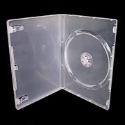 标准DVD光盘盒/光盘盒/塑料盒/14厘－明单－硬度好