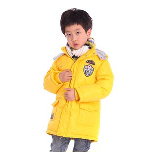  贝贝天地 冬装外套90%白鸭绒男童羽绒服 新款儿童羽绒服P0357