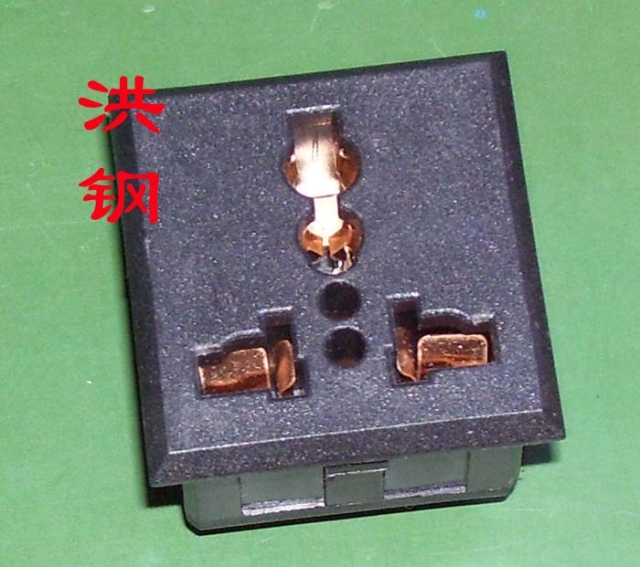 全铜3芯交流电源插座 三芯AC电源插座 多功能插座 国际通用 单个|ruв категории Цифровые аксессуары, бытовой аудио аксессуары, пробка/интерфейс - от Buy2taobao.com для оказания профессиональной услуги покупки агента Taobao