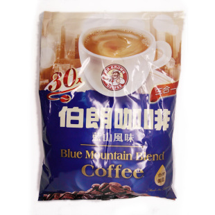  台湾伯朗咖啡蓝山风味三合一30小包 进口速溶咖啡