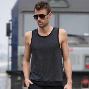 coin viishow tide vest men's tight-fitting retro trend of men's skinny shirts to make wild