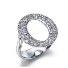 Venta al por mayor Tiffany Tiffany de E / S del anillo con incrustaciones de piedra del anillo