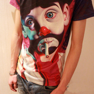 潮 韩版潮衣服夏装...