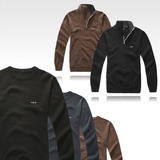 外贸精品 男款 半开领 <em>拉链</em> 棉线 <em>毛衣</em> 加肥加大