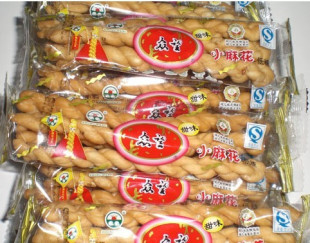  湖北特产 休闲零食品 低糖 众望小麻花 芝麻甜味 500g