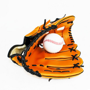 China and  baseball glove leather mitt gloves random color to baseball