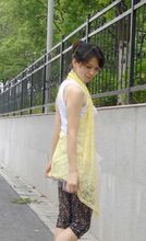 韩版女装夏装外套不规则下摆坎肩/披肩/马甲/马夹/蕾丝衫