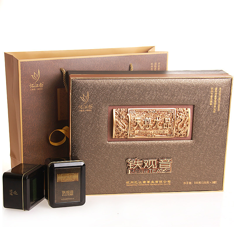 【年货2012】包邮 天尊龙品 忆江南特级铁观音 茶叶高档礼盒 500g