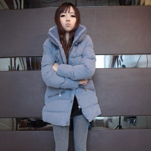  新款显瘦中长款棉袄女 韩版棉衣女外套 加厚保暖女装立领棉服