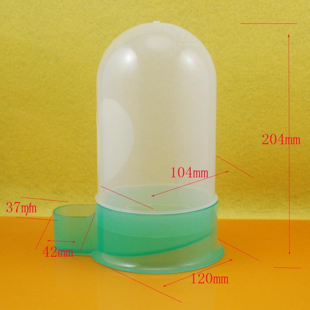 四皇冠信用信鸽用品 鸽子饮水器 1L 水食二用槽 PP材质，韧和软