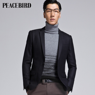  太平鸟新款正品 西装/男 休闲西服/韩版修身时尚80211435002