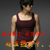 2011夏装新款通勤日韩版运动背心修身男士背心男式背心汗背心男