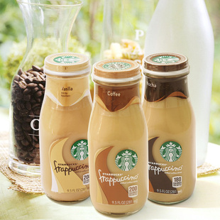  特价促销美国进口 星巴克 星冰乐瓶装咖啡281ml 2种口味 6瓶包邮