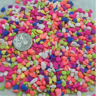 园艺用品 彩石 五彩石子 花盆 花瓶 水培装饰专用用 2.5元100克 园艺用品 彩石 五彩石子 花盆 花瓶 水培装饰专用用 2.5元100克