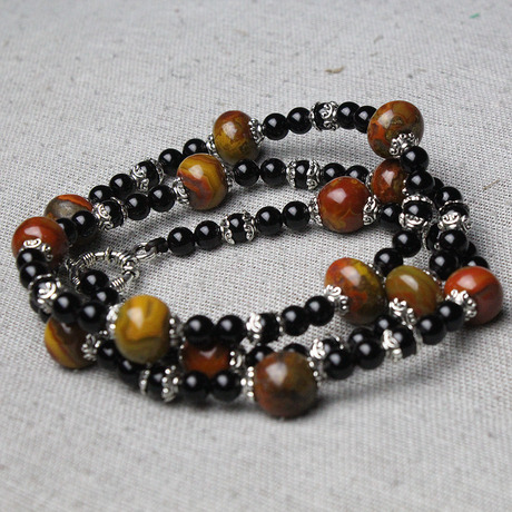 有无斋 原创 精品战国玛瑙散珠项链 项链 毛衣链