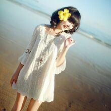 2010春夏款 韩版热卖新款 全蕾丝加雪纺裙/连衣裙[2023]