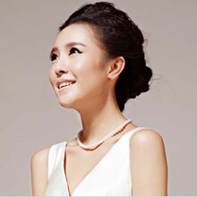 仙妮儿【爱的圆舞曲】7-8mm圆形极少瑕天然珍珠项链 女 包