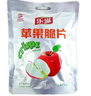  绿色食品双合泰冻干苹果脆片乐滋苹果脆20克