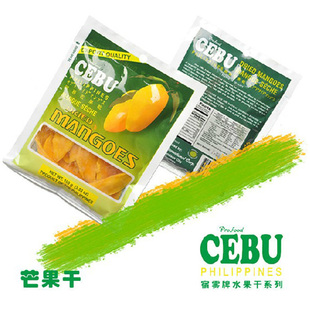  菲律宾进口食品 宿雾顶级芒果干 宿雾芒果干100g