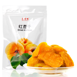  百草味 零食特产 水果干 红杏干 干果 新疆杏干杏脯100g