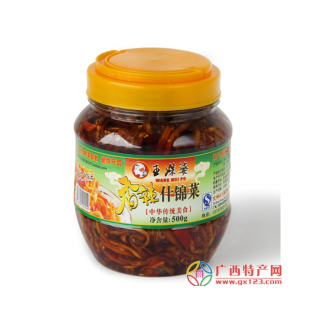  广西宜州特产 王媒婆什锦菜/下饭菜/酱菜/木瓜/萝卜香辣脆嫩500g