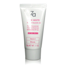 Za 新能真皙美白防晒霜spf30 50g 最新版